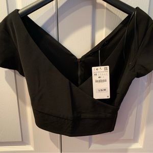 NWT Zara XS Crop Trop